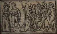 An illustration from Celestina (Fernando de Rojas) (1519)