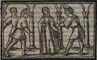An illustration from Celestina (Fernando de Rojas) (1519)