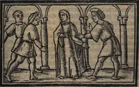 An illustration from Celestina (Fernando de Rojas) (1519)