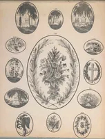 An illustration from Charles T. Menge's price list of ornamental hair jewelry and device work, nos. 32 and 34 John Street, New York (1873)