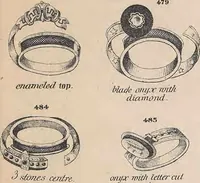 Picture 30 of 60 from Charles T. Menge's price list of ornamental hair jewelry and device work, nos. 32 and 34 John Street, New York (1873), leaf 66