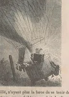 An illustration from Cinq semaines en ballon : voyage de découvertes en Afrique par trois Anglais (1867)