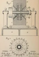 An illustration from Collection of United States patents granted to Thomas A. Edison, 1869-1884 (1869)