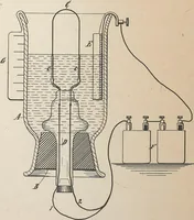 An illustration from Collection of United States patents granted to Thomas A. Edison, 1869-1884 (1869)
