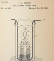 An illustration from Collection of United States patents granted to Thomas A. Edison, 1869-1884 (1869)