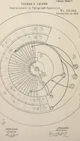 Picture 30 of 492 from Collection of United States patents granted to Thomas A. Edison, 1869-1884 (1869), leaf 123