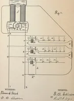 An illustration from Collection of United States patents granted to Thomas A. Edison, 1869-1884 (1869)