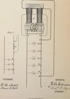 An illustration from Collection of United States patents granted to Thomas A. Edison, 1869-1884 (1869)