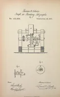 Picture 33 of 492 from Collection of United States patents granted to Thomas A. Edison, 1869-1884 (1869), leaf 133