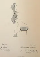 An illustration from Collection of United States patents granted to Thomas A. Edison, 1869-1884 (1869)