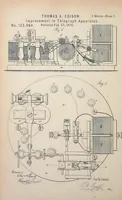 Picture 34 of 492 from Collection of United States patents granted to Thomas A. Edison, 1869-1884 (1869), leaf 137
