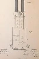 An illustration from Collection of United States patents granted to Thomas A. Edison, 1869-1884 (1869)