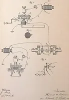 An illustration from Collection of United States patents granted to Thomas A. Edison, 1869-1884 (1869)