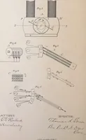 An illustration from Collection of United States patents granted to Thomas A. Edison, 1869-1884 (1869)