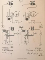 An illustration from Collection of United States patents granted to Thomas A. Edison, 1869-1884 (1869)