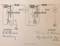 An illustration from Collection of United States patents granted to Thomas A. Edison, 1869-1884 (1869)