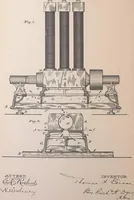 An illustration from Collection of United States patents granted to Thomas A. Edison, 1869-1884 (1869)