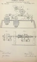 An illustration from Collection of United States patents granted to Thomas A. Edison, 1869-1884 (1869)