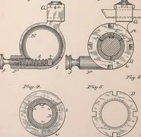 An illustration from Collection of United States patents granted to Thomas A. Edison, 1869-1884 (1869)