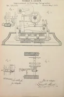Picture 49 of 492 from Collection of United States patents granted to Thomas A. Edison, 1869-1884 (1869), leaf 181