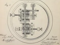 An illustration from Collection of United States patents granted to Thomas A. Edison, 1869-1884 (1869)