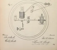 An illustration from Collection of United States patents granted to Thomas A. Edison, 1869-1884 (1869)