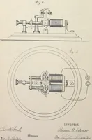 An illustration from Collection of United States patents granted to Thomas A. Edison, 1869-1884 (1869)