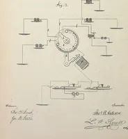 An illustration from Collection of United States patents granted to Thomas A. Edison, 1869-1884 (1869)
