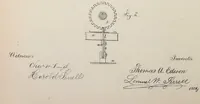 An illustration from Collection of United States patents granted to Thomas A. Edison, 1869-1884 (1869)