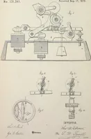 An illustration from Collection of United States patents granted to Thomas A. Edison, 1869-1884 (1869)