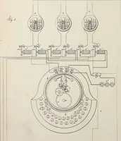 An illustration from Collection of United States patents granted to Thomas A. Edison, 1869-1884 (1869)