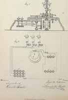 An illustration from Collection of United States patents granted to Thomas A. Edison, 1869-1884 (1869)
