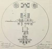 An illustration from Collection of United States patents granted to Thomas A. Edison, 1869-1884 (1869)