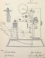 An illustration from Collection of United States patents granted to Thomas A. Edison, 1869-1884 (1869)