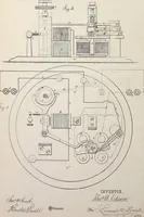An illustration from Collection of United States patents granted to Thomas A. Edison, 1869-1884 (1869)