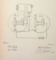 An illustration from Collection of United States patents granted to Thomas A. Edison, 1869-1884 (1869)