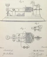 An illustration from Collection of United States patents granted to Thomas A. Edison, 1869-1884 (1869)