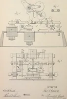 An illustration from Collection of United States patents granted to Thomas A. Edison, 1869-1884 (1869)