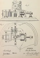 An illustration from Collection of United States patents granted to Thomas A. Edison, 1869-1884 (1869)