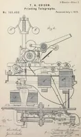 An illustration from Collection of United States patents granted to Thomas A. Edison, 1869-1884 (1869)