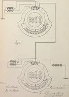 An illustration from Collection of United States patents granted to Thomas A. Edison, 1869-1884 (1869)