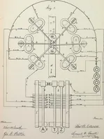 An illustration from Collection of United States patents granted to Thomas A. Edison, 1869-1884 (1869)