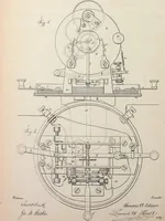 An illustration from Collection of United States patents granted to Thomas A. Edison, 1869-1884 (1869)