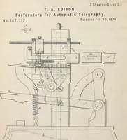 Picture 108 of 492 from Collection of United States patents granted to Thomas A. Edison, 1869-1884 (1869), leaf 383