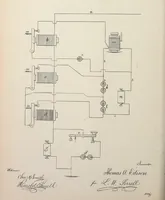 An illustration from Collection of United States patents granted to Thomas A. Edison, 1869-1884 (1869)