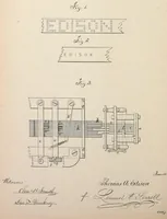 An illustration from Collection of United States patents granted to Thomas A. Edison, 1869-1884 (1869)