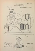 Picture 10 of 492 from Collection of United States patents granted to Thomas A. Edison, 1869-1884 (1869), leaf 45