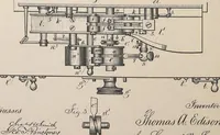 An illustration from Collection of United States patents granted to Thomas A. Edison, 1869-1884 (1869)