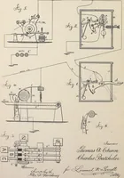 An illustration from Collection of United States patents granted to Thomas A. Edison, 1869-1884 (1869)