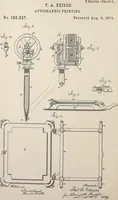 Picture 136 of 492 from Collection of United States patents granted to Thomas A. Edison, 1869-1884 (1869), leaf 501